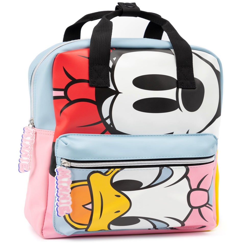 Disney Minnie Mouse Daisy Duck Blue Backpack
