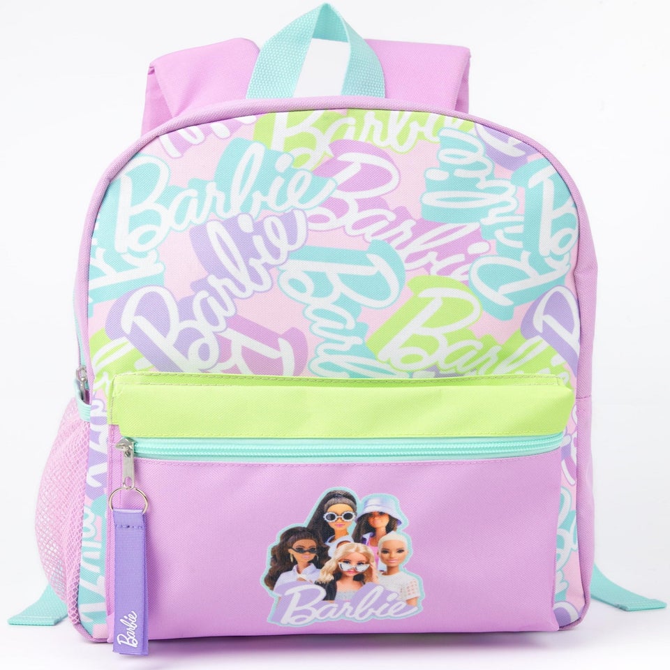 Barbie 4 Piece  Purple Backpack Set