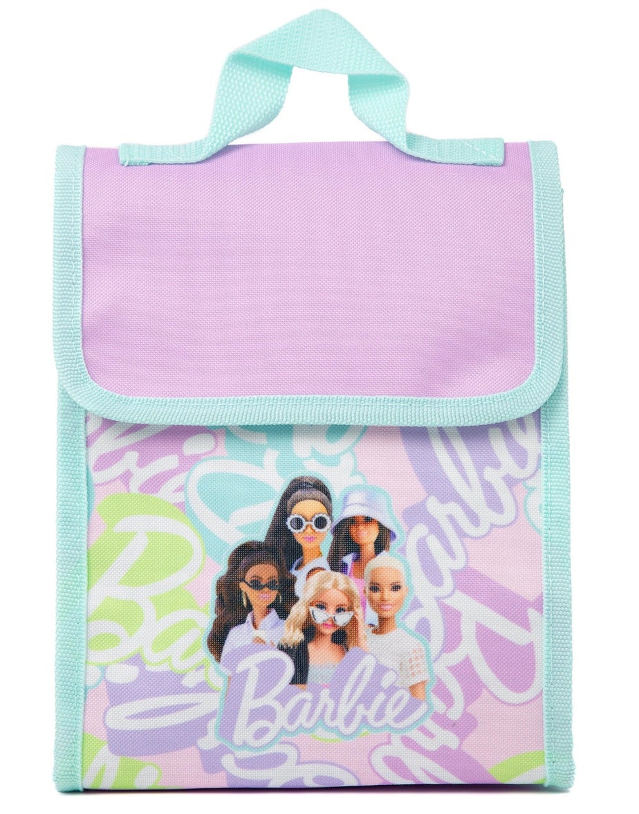 Barbie 4 Piece Purple Backpack Set