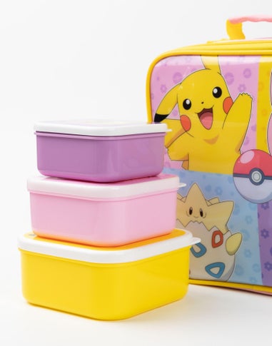 Vanilla Underground Pokemon Multi Charactor Pose Kids Multicoloured Lunch Sets