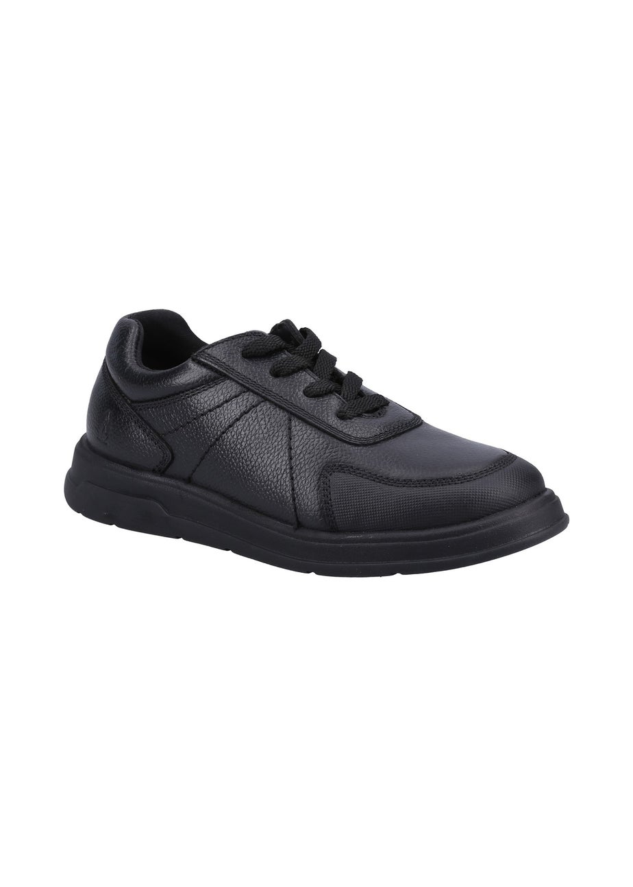 Hush Puppies Black Robert Senior Shoe