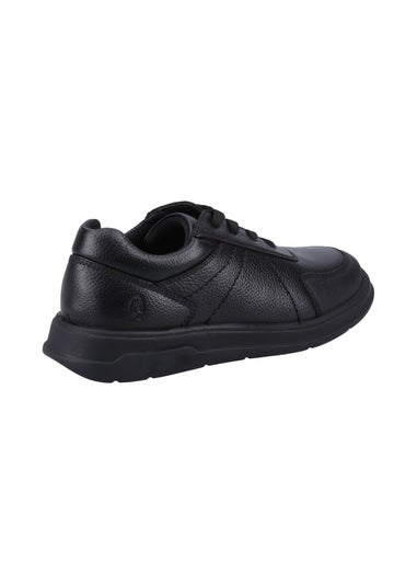 Hush Puppies Black Robert Senior Shoe
