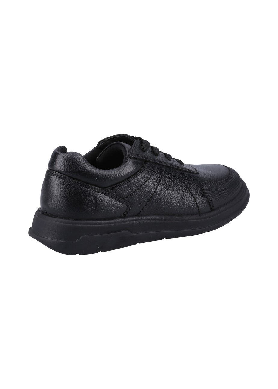 Hush Puppies Black Robert Senior Shoe