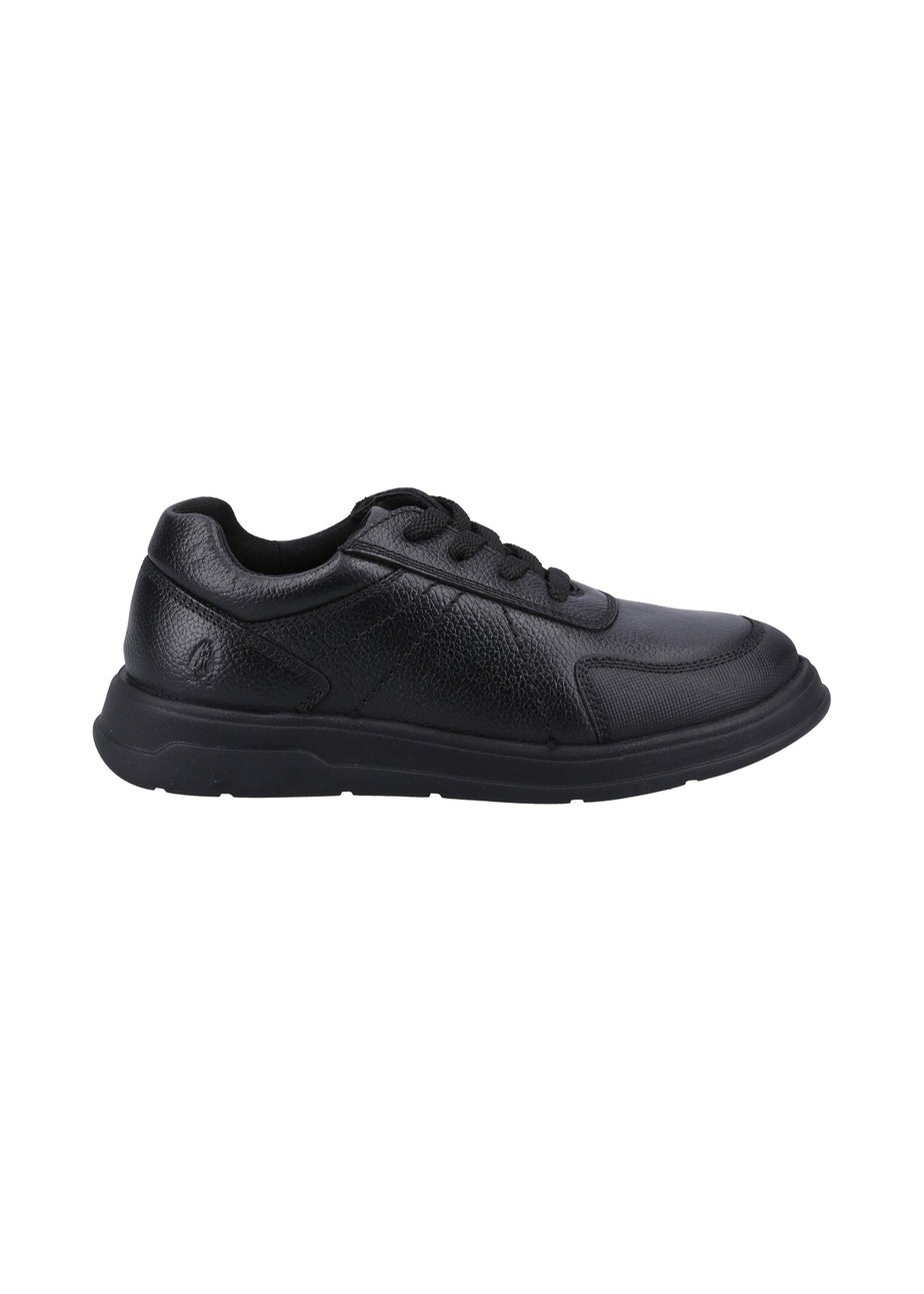 Hush Puppies Black Robert Senior Shoe