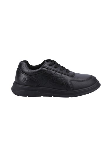 Hush Puppies Black Robert Senior Shoe