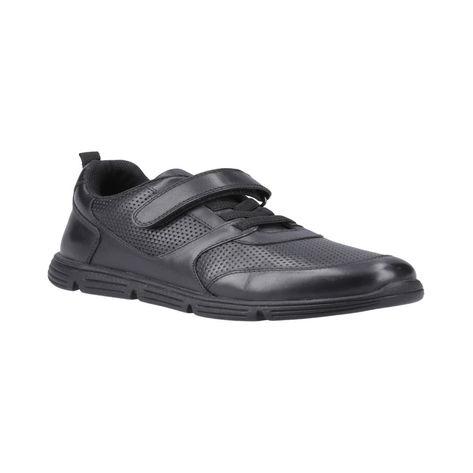 Hush Puppies Black Alfie Bungee Junior