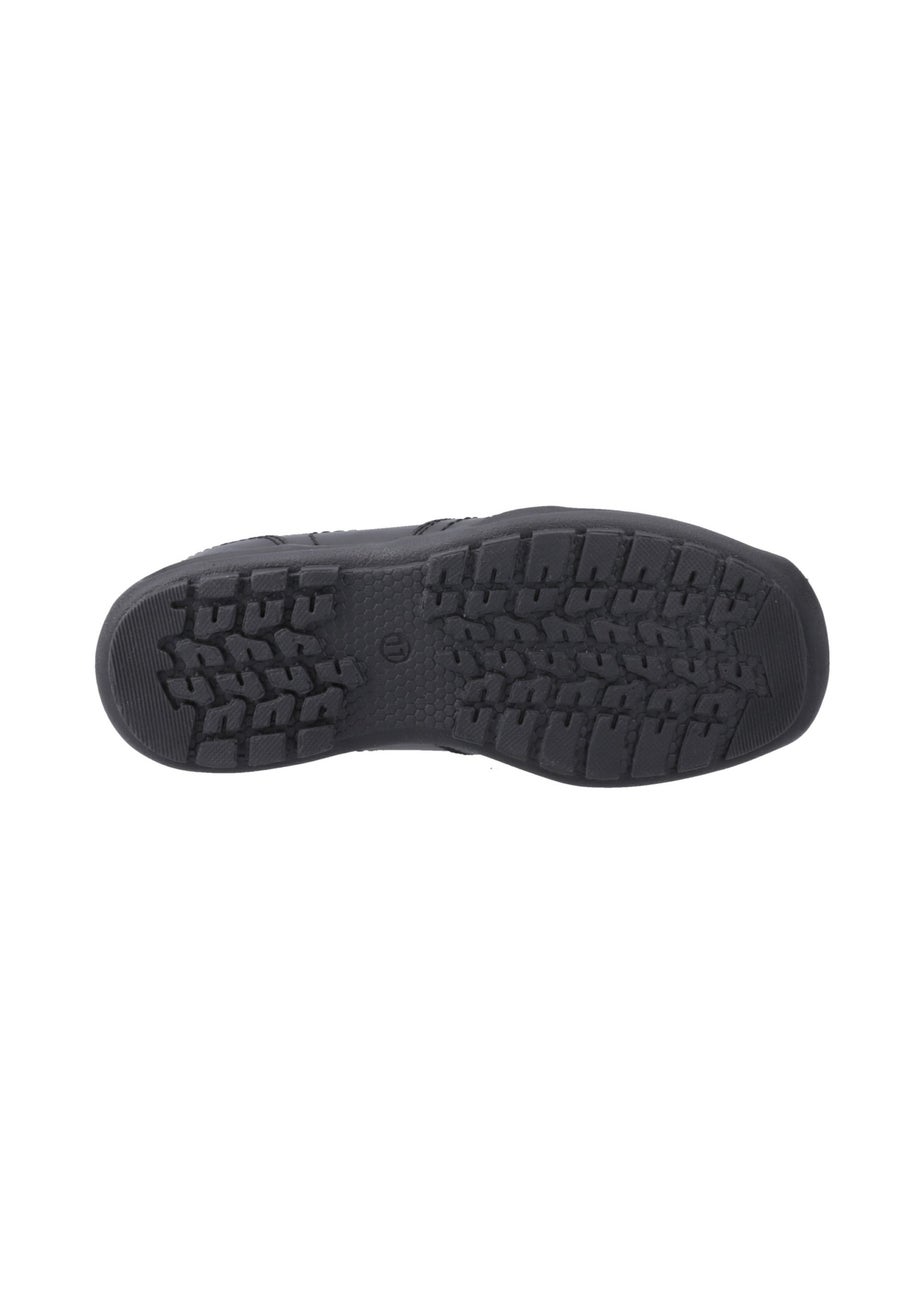 Hush Puppies Black Morgan Slip On Junior