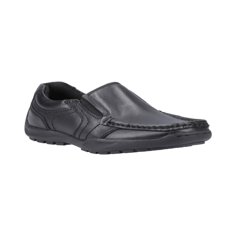 Hush Puppies Black Morgan Slip On Junior