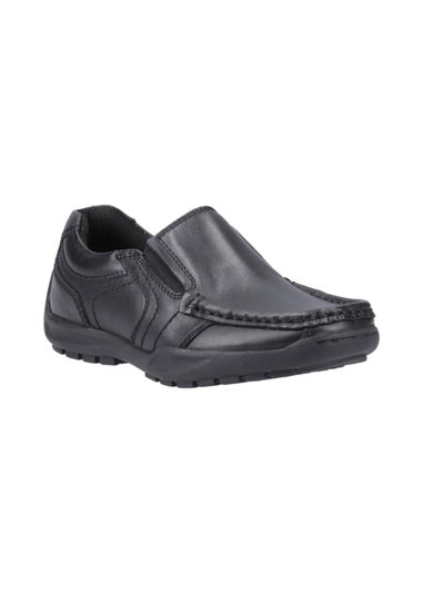 Hush Puppies Black Morgan Slip On Junior