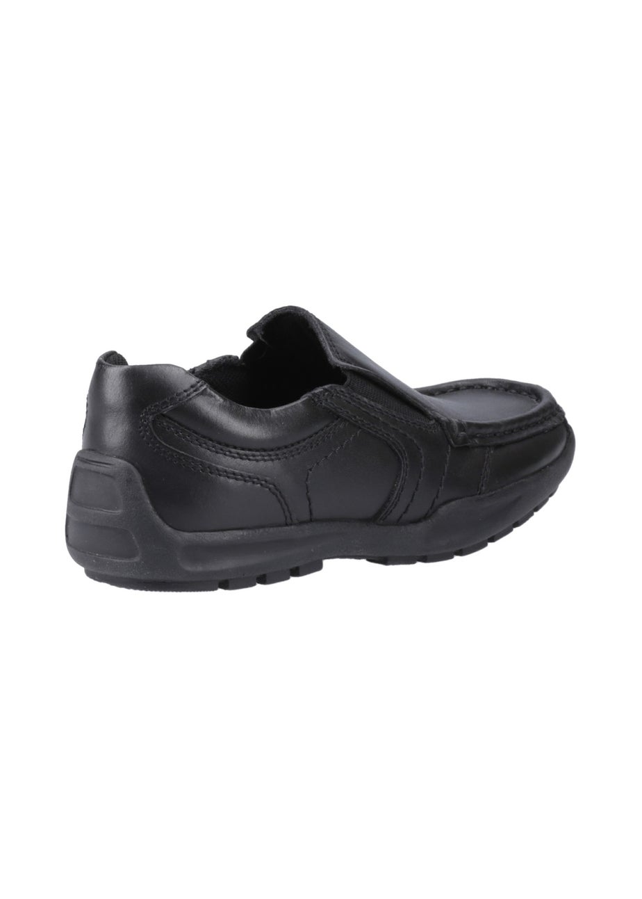 Hush Puppies Black Morgan Slip On Junior