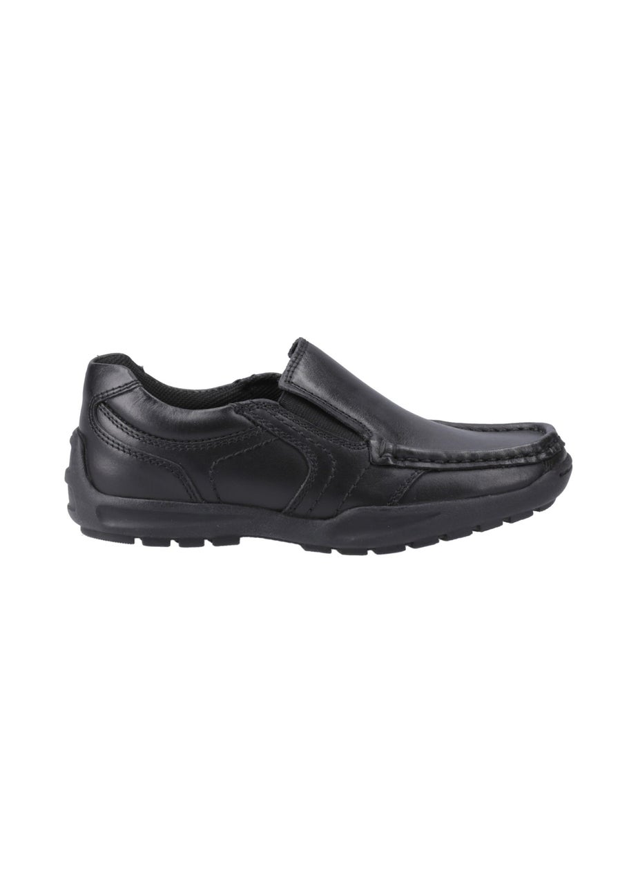 Hush Puppies Black Morgan Slip On Junior