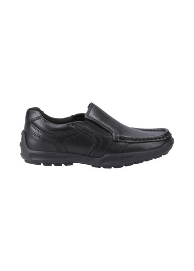 Hush Puppies Black Morgan Slip On Junior