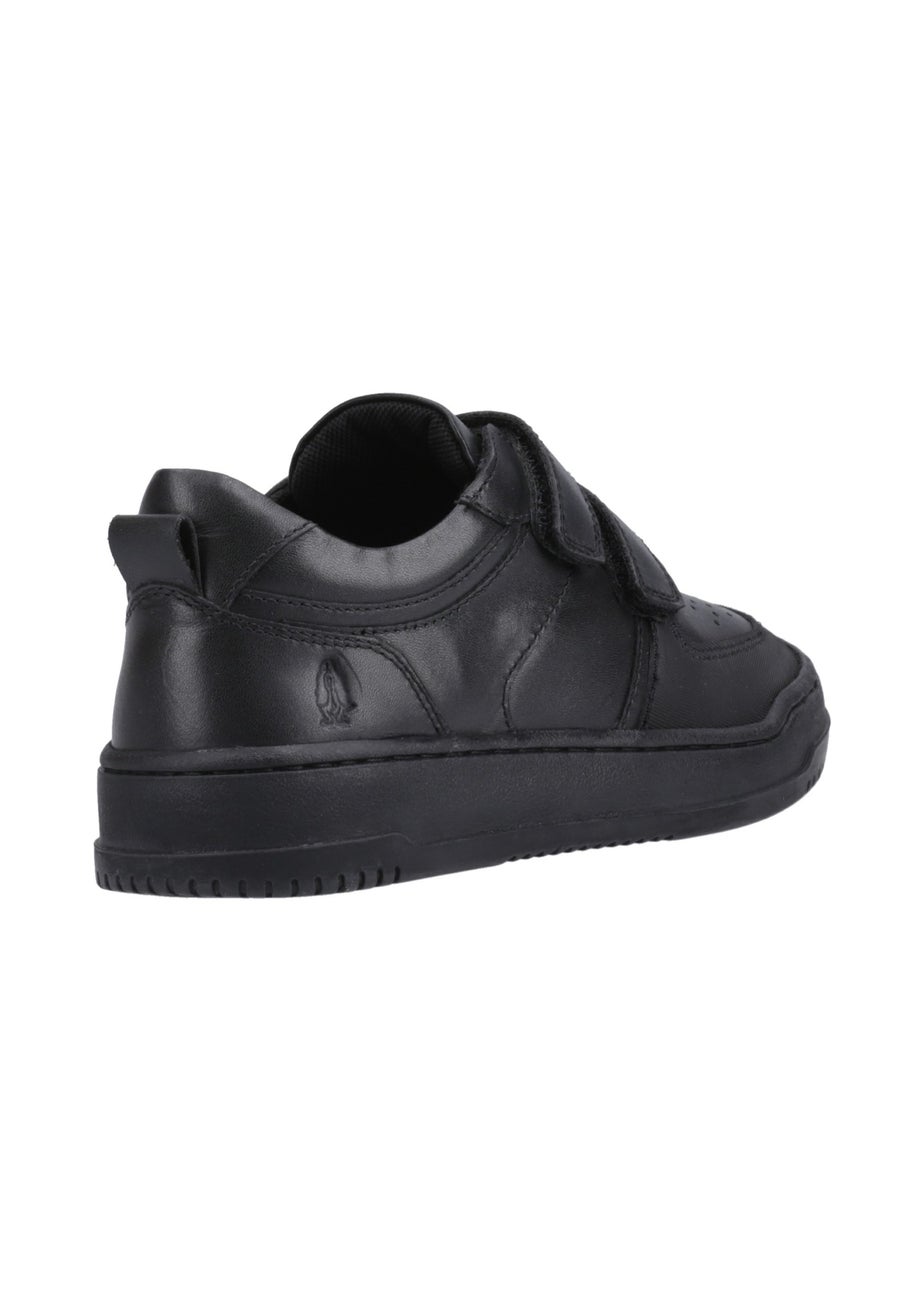 Hush Puppies Black Daxton Touch Fastening Senior