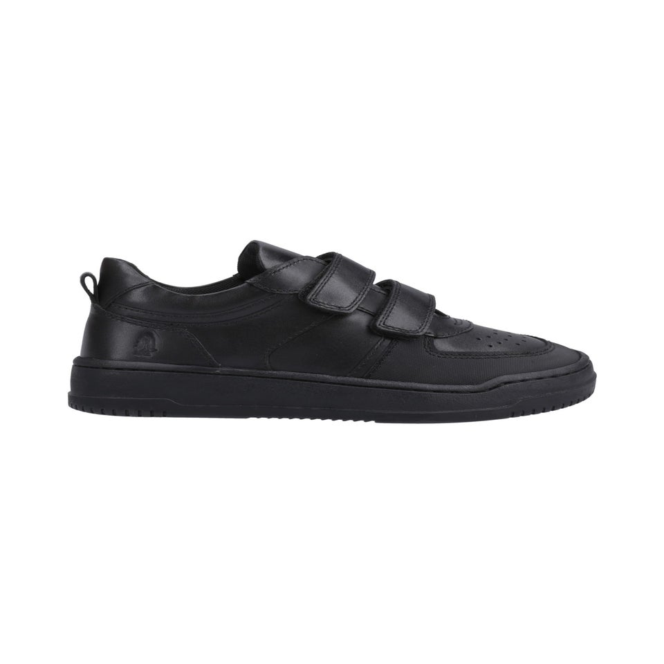 Hush Puppies Black Daxton Touch Fastening Senior