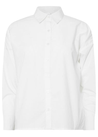 PixieGirl Petite White Tie Back Shirt