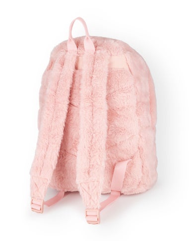Vanilla Underground Barbie Pink Fur Adult Backpack