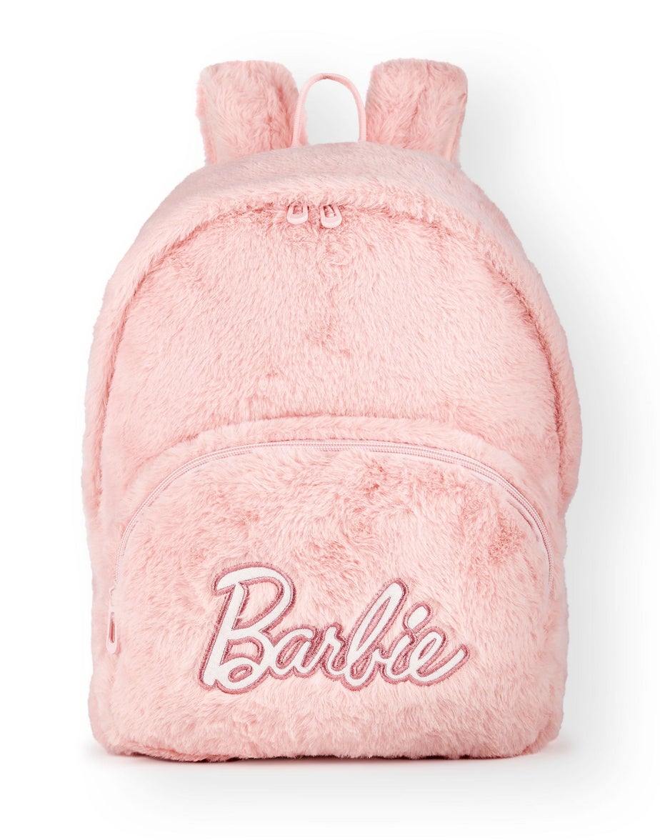 Vanilla Underground Barbie Pink Fur Adult Backpack