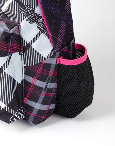 Vanilla Underground Monster High Ghouls Tartan Black Backpack