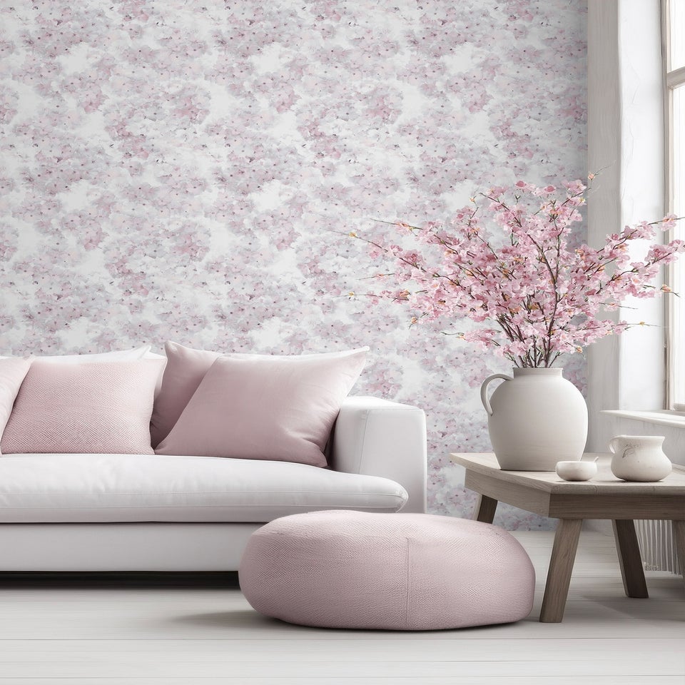 Muriva Apple Blossom Rose Wallpaper