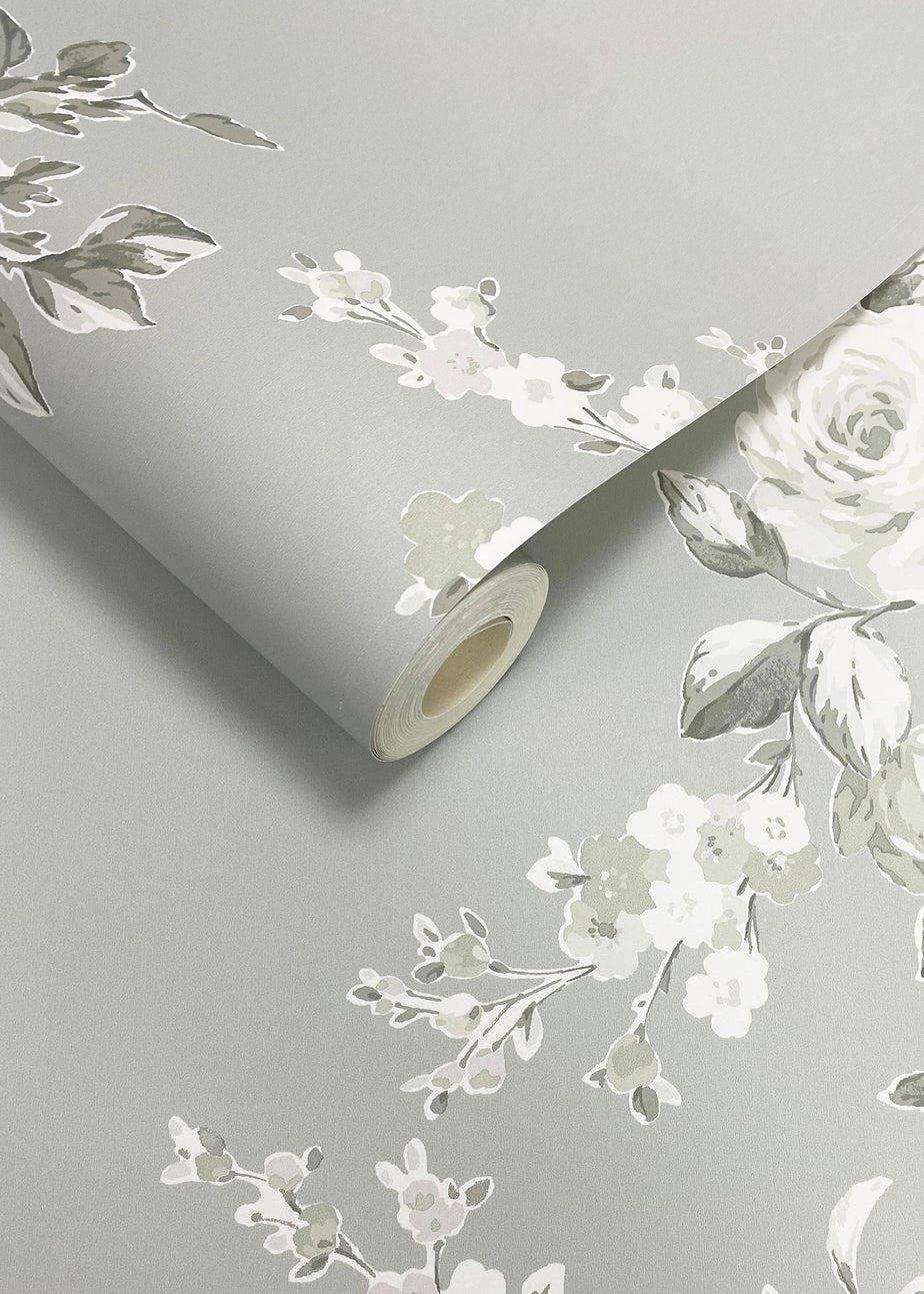 Catherine Lansfield Canterbury Floral Sage