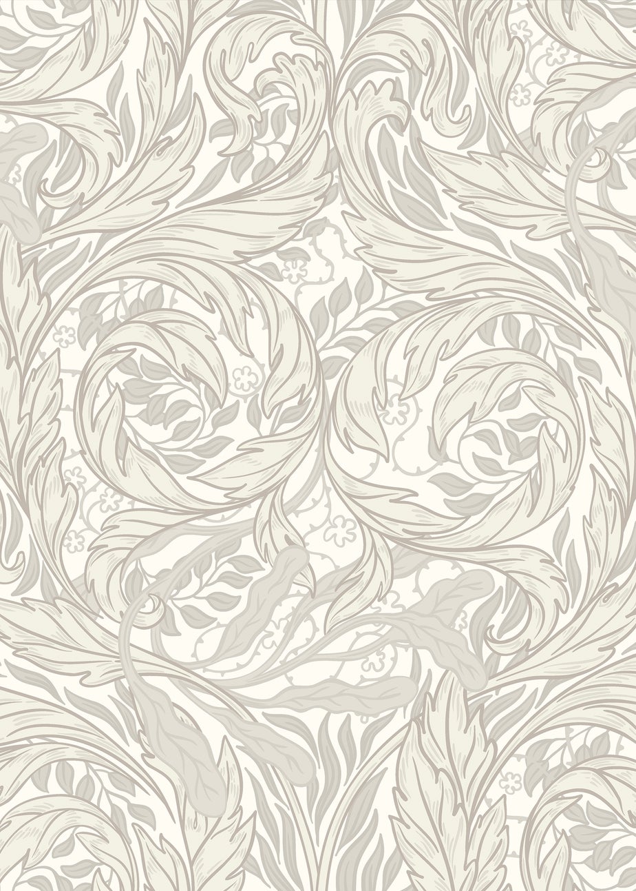 Muriva Vale Leaf Cream Wallpaper