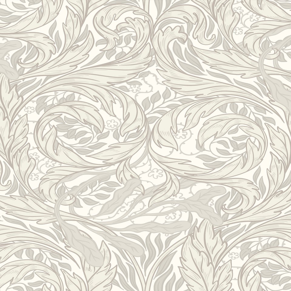 Muriva Vale Leaf Cream Wallpaper