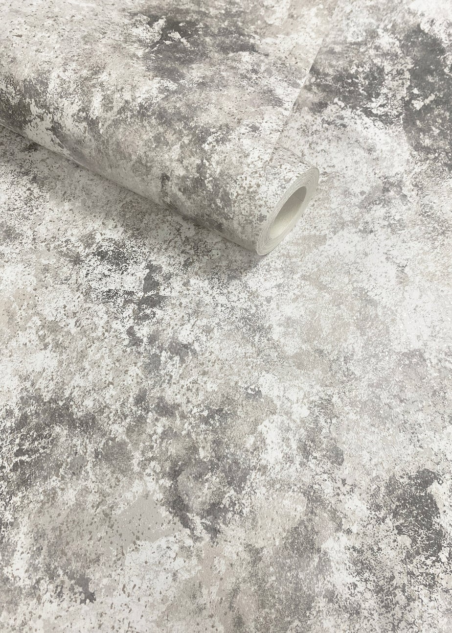 Muriva Perico Stone Grey Wallpaper