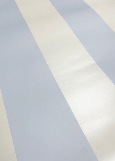 Sassy B_ Stripe Tease Blue Wallpaper