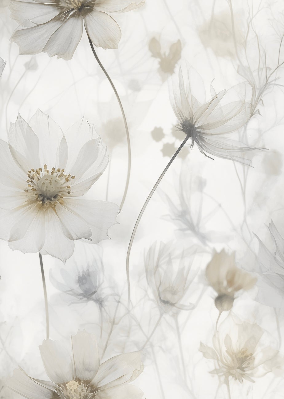 Muriva Lissa Flowers Cream Wallpaper