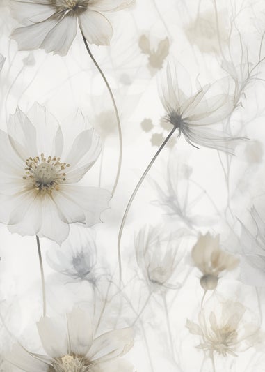 Muriva Lissa Flowers Cream Wallpaper