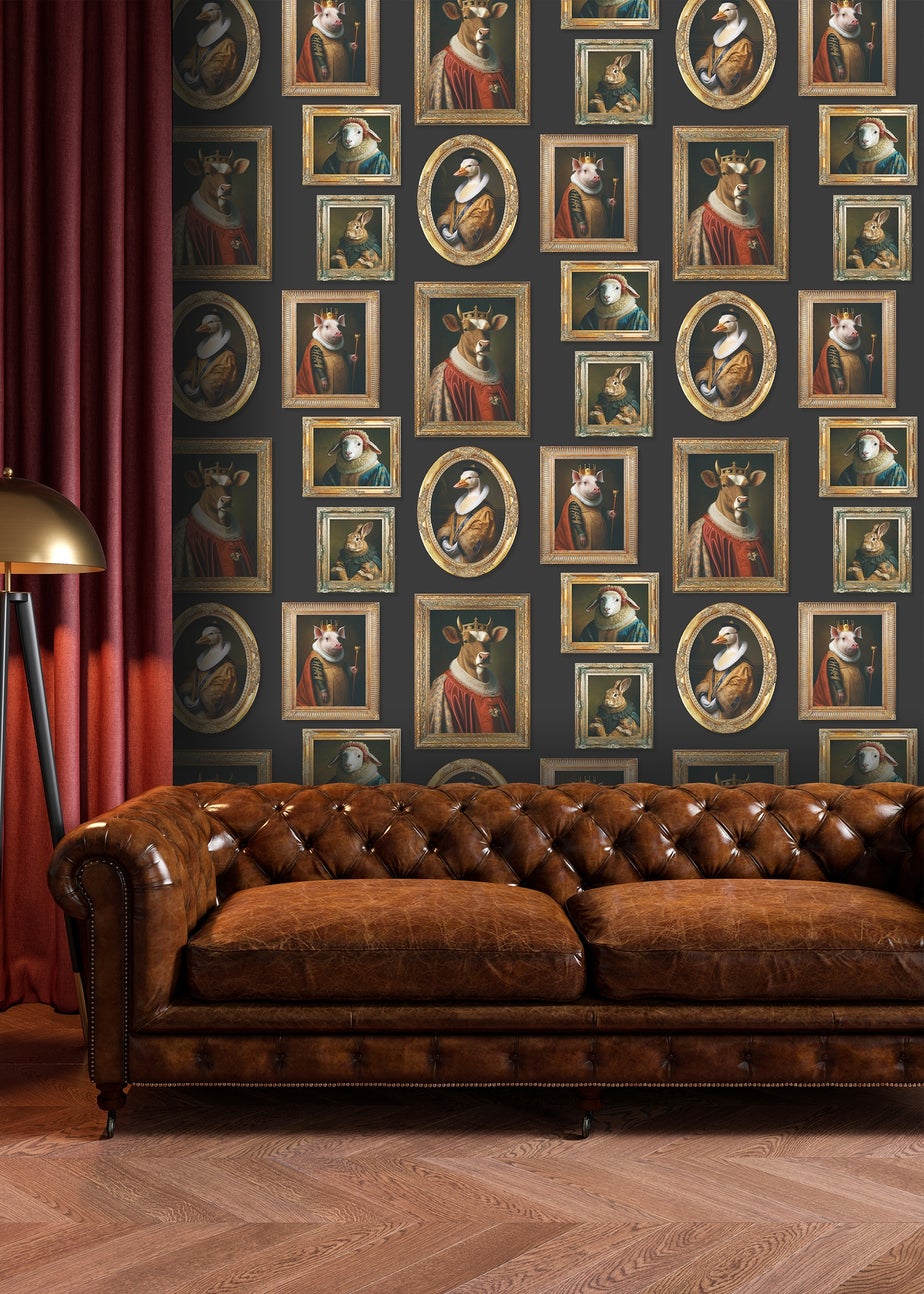 Muriva Regal Animals Wallpaper