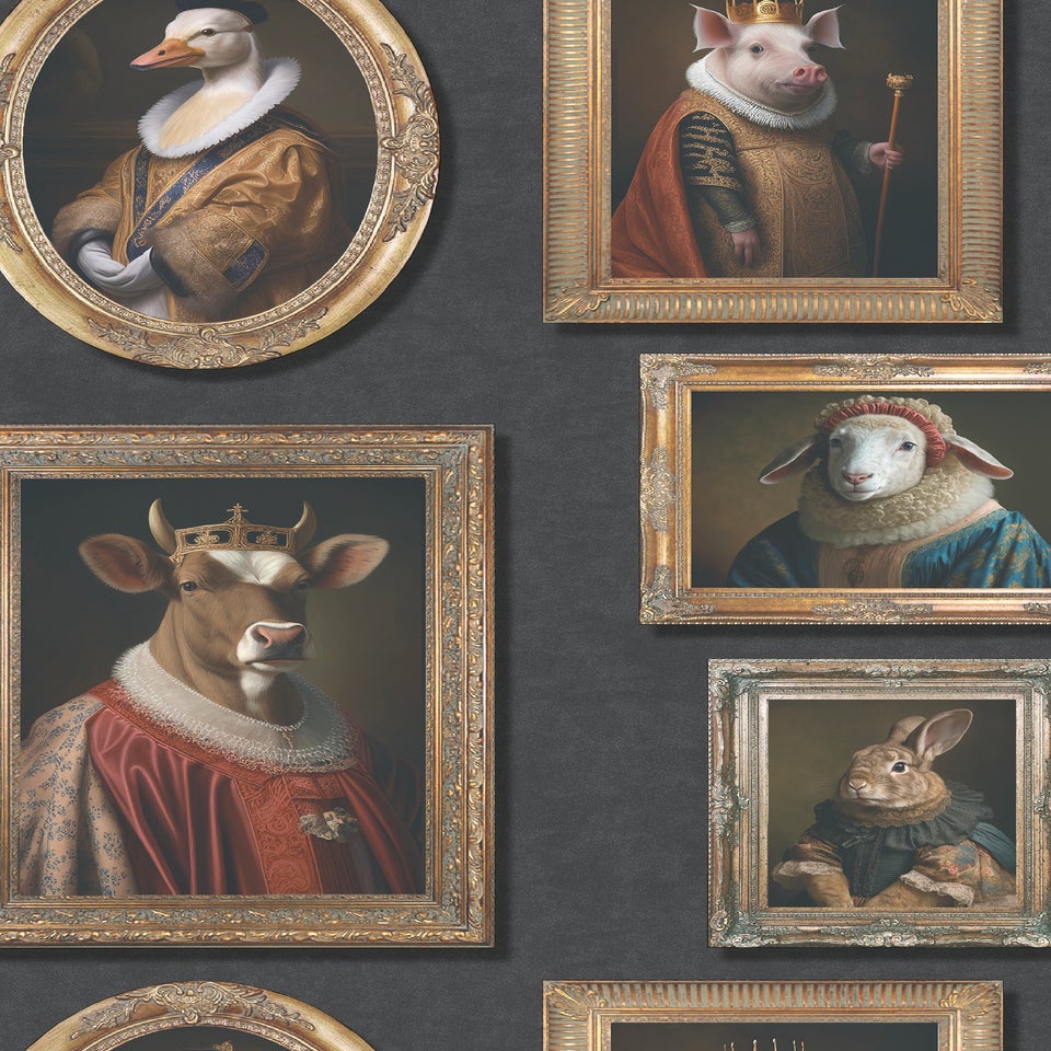 Muriva Regal Animals Wallpaper