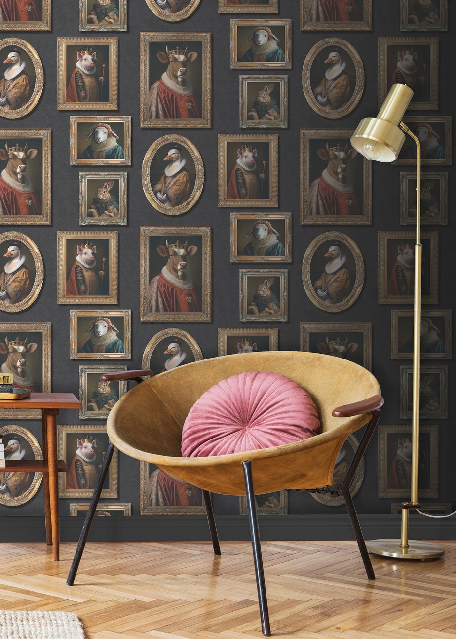 Muriva Regal Animals Wallpaper