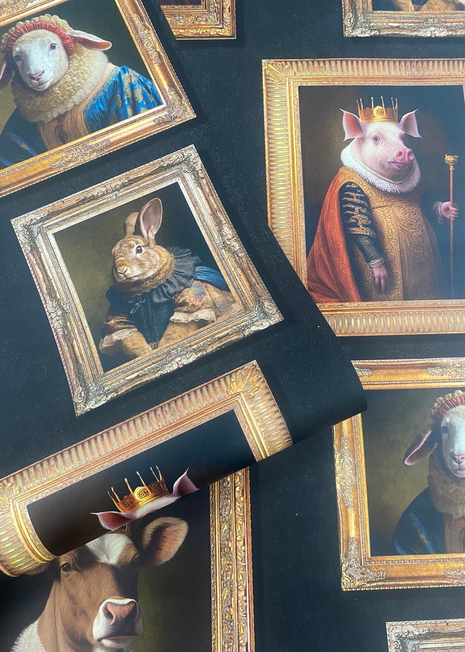 Muriva Regal Animals Wallpaper