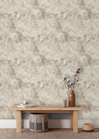 Muriva Perico Stone Cream Wallpaper