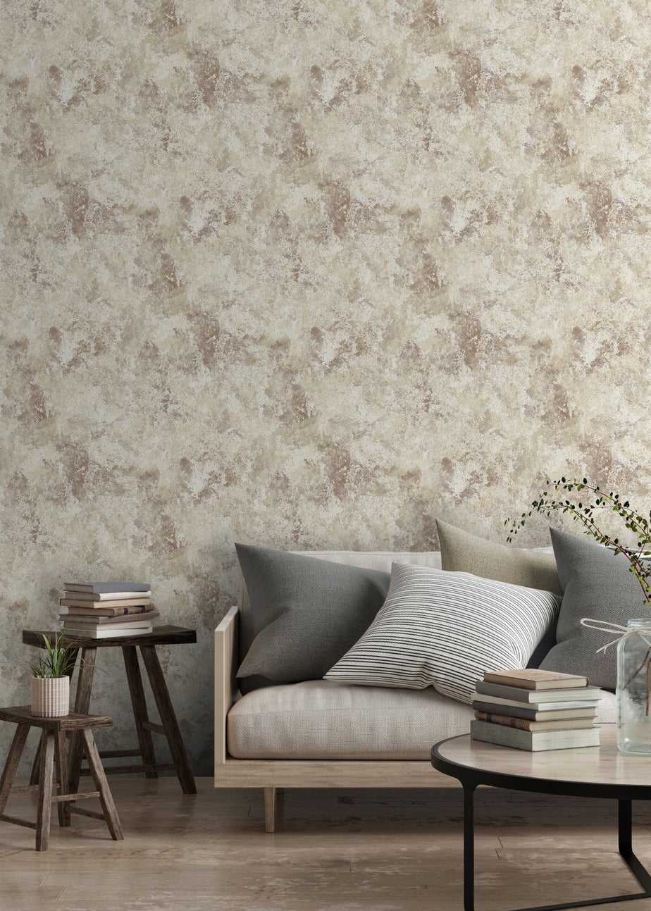 Muriva Perico Stone Cream Wallpaper