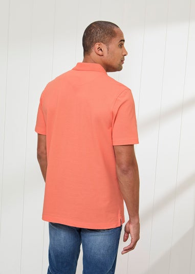 Cotton Traders Soft Yellow Short Sleeve Polo Shirt