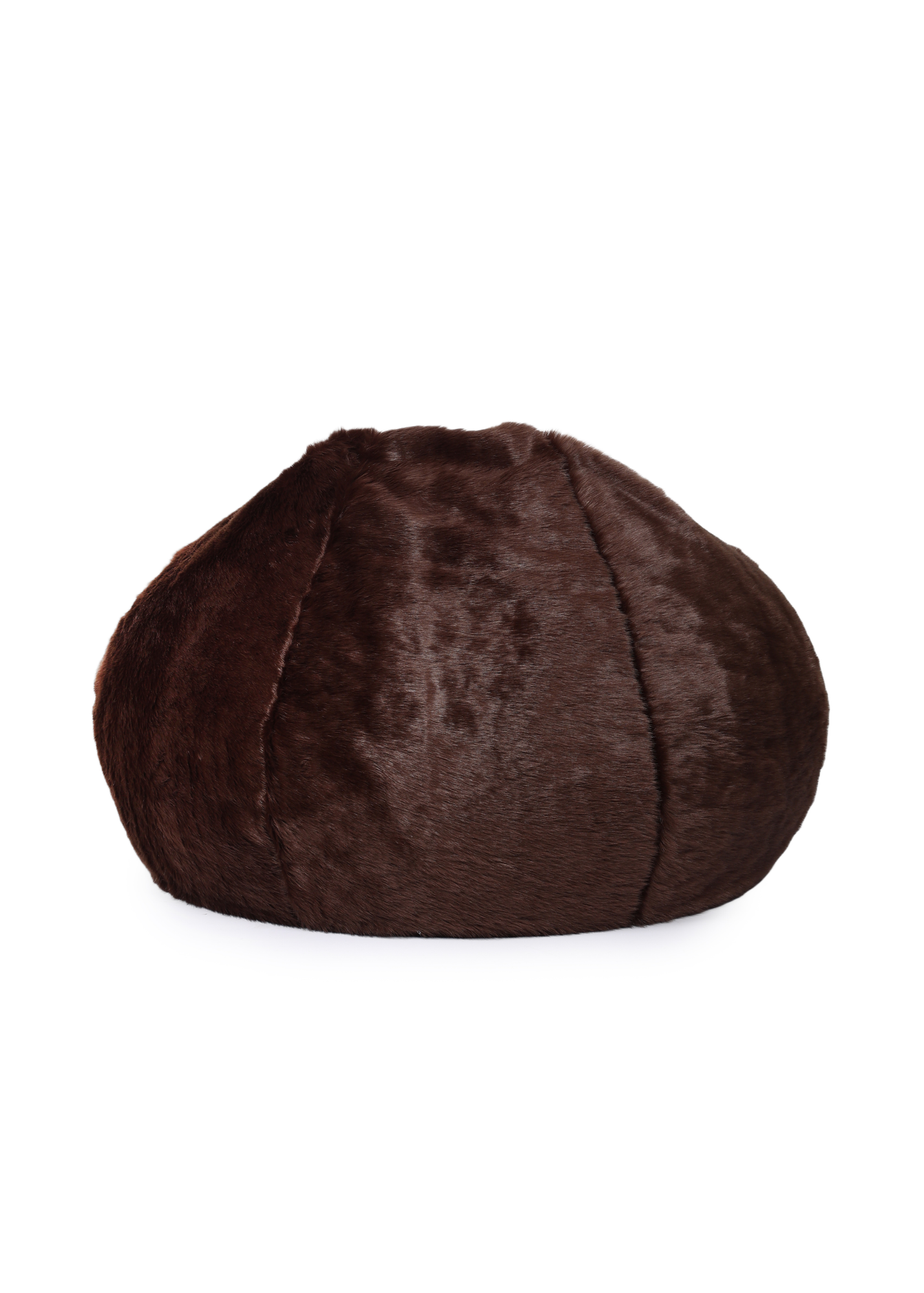 Kaikoo Chocolate XL Areya Fur Chair