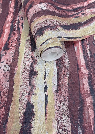 Muriva Soren Red Wallpaper