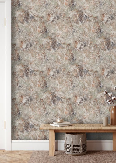 Muriva Perico Stone Multi Wallpaper