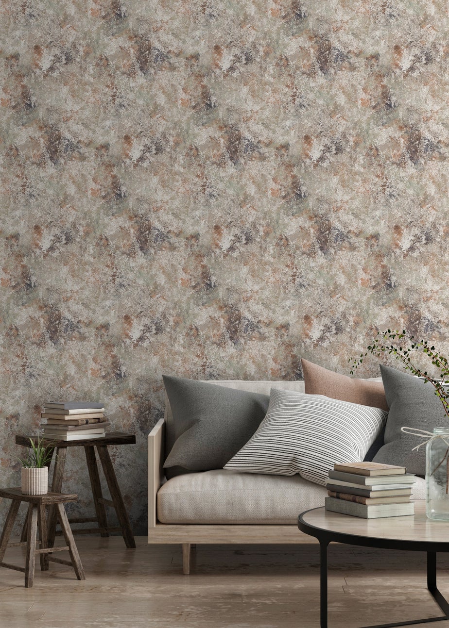 Muriva Perico Stone Multi Wallpaper