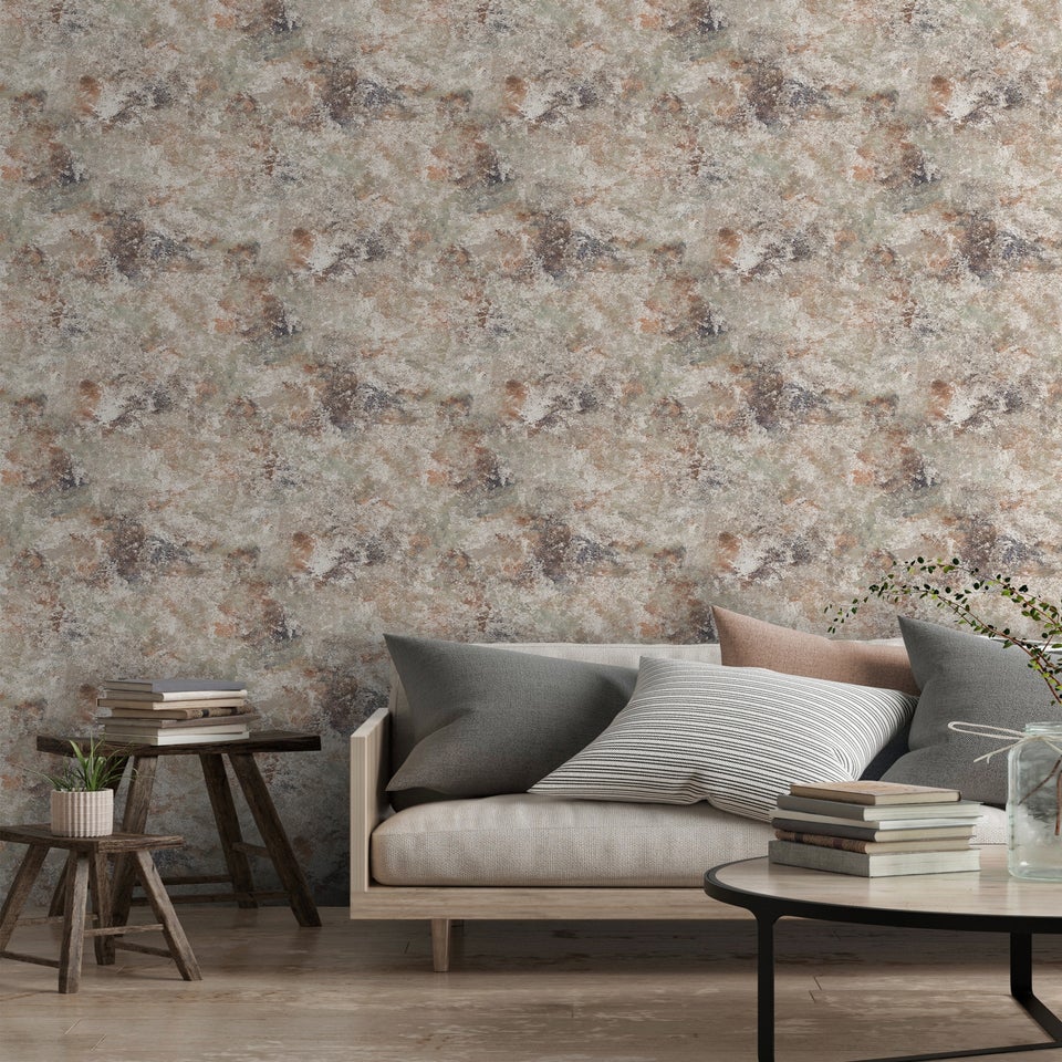 Muriva Perico Stone Multi Wallpaper