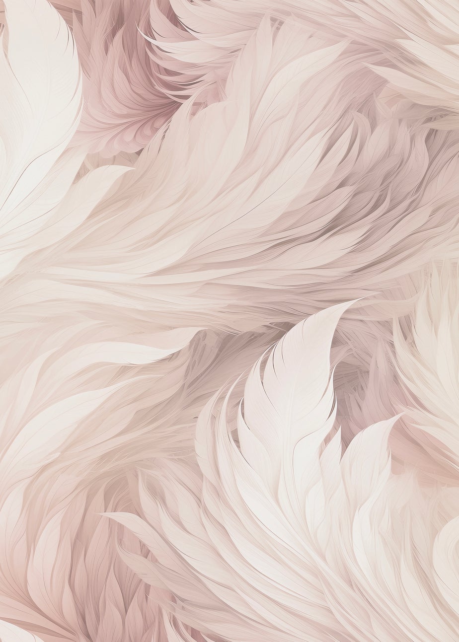 Muriva Plumes Blush Wallpaper
