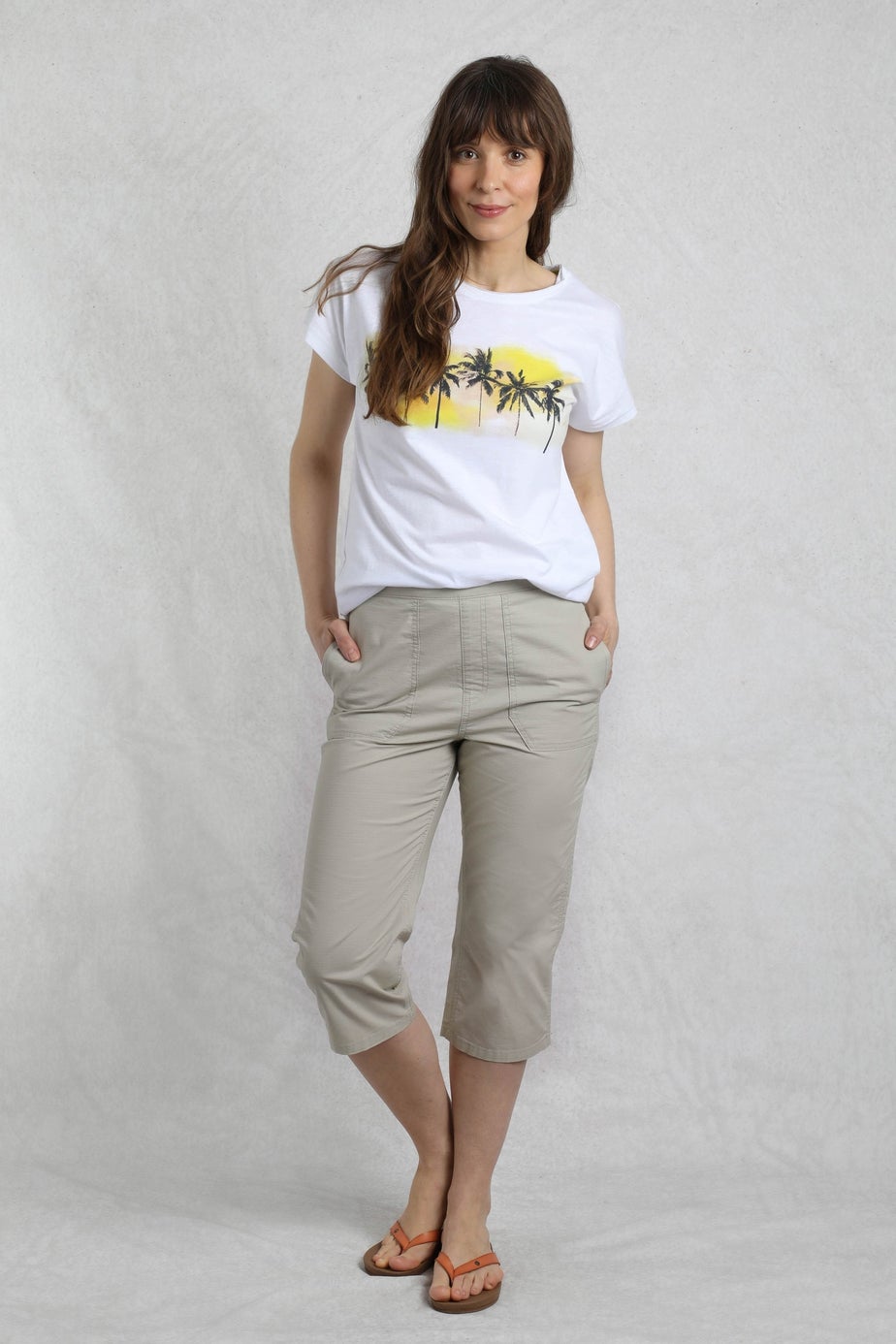 Weird Fish Oyster Anyar 3/4 Length Ripstop Trousers