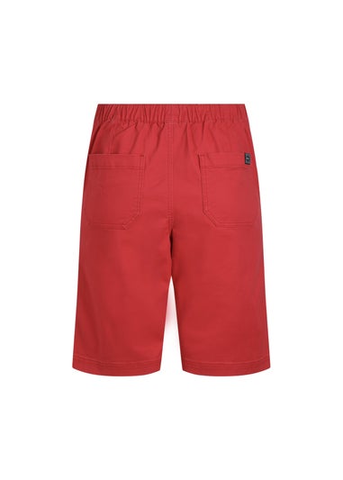 Weird Fish Crimson Kinnie Flat Front Shorts