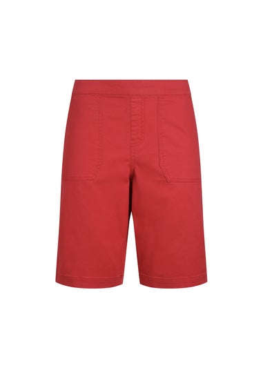Weird Fish Crimson Kinnie Flat Front Shorts