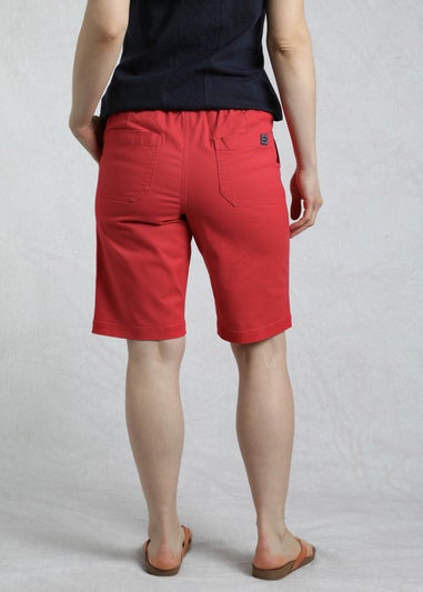 Weird Fish Crimson Kinnie Flat Front Shorts