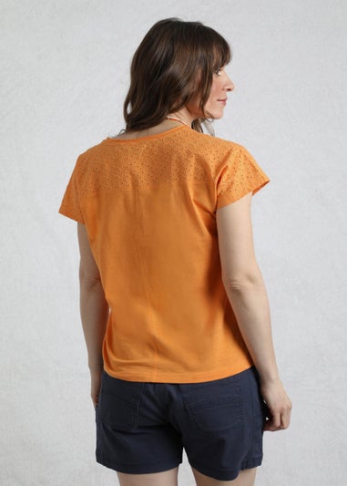 Weird Fish Orange Pernille Cutaway T-Shirt