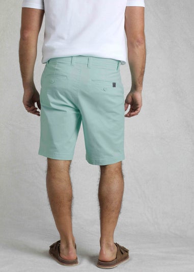 Weird Fish Sage Green Rayburn Flat Front Shorts