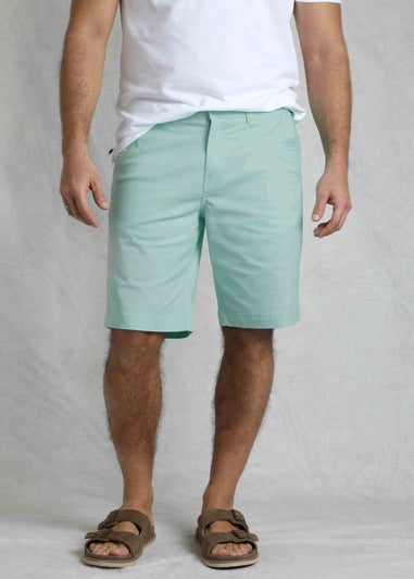 Weird Fish Sage Green Rayburn Flat Front Shorts